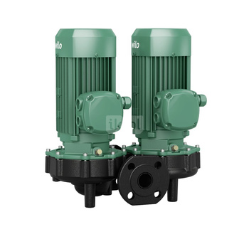 Pompa obiegowa WILO VeroTwin DPL 50/185-7,5/2-S1 typu in-line z silnikiem znormalizowanym 50 Hz, moc silnika 7.5kW 13.6 A 2900 obr/min, wlot Kołnierz DN 50