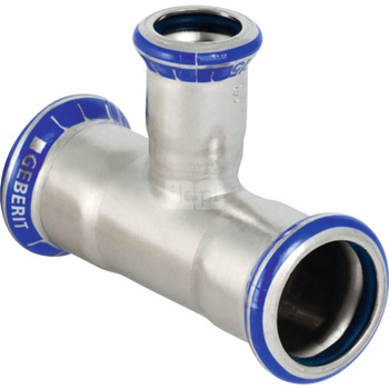 Trójnik GEBERIT Mapress Edelstahl FKM redukcja stal nierdzewna 88.9 mm x 35 mm x 88.9 mm MZ