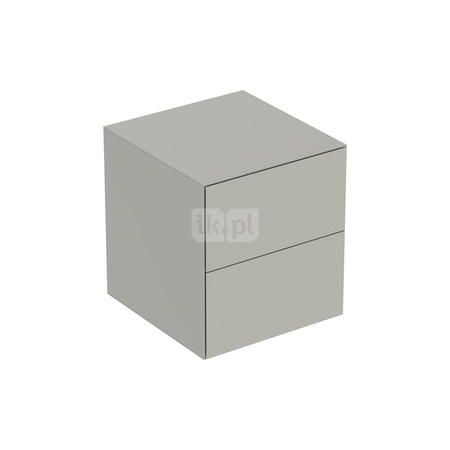 Geberit ONE Szafka boczna, B45cm, H49.2cm, T47cm, z dwoma szufladami, greige
