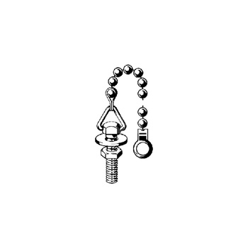 Uchwyt łańcuszkowy z łańcuszkiem VIEGA 9928190 L10 dł.300mm