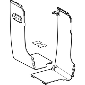 Pokrywa boczna AqC Mera chrom (zestaw)