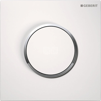 Pneumatyczny zawór spłukujący Geberit do pisuaru, ręczny, Typ 10, biały-chrom bł.-biały