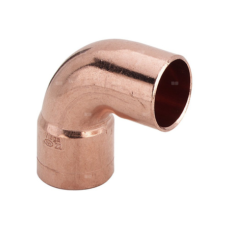 Kolano 90' VIEGA 95092 Jednoczęściowy, Cu / Cu, 16 mm (lw x lz)