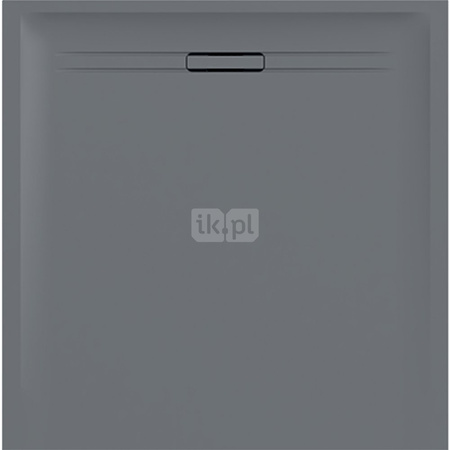 Brodzik kwadratowy Geberit Sestra 80x80 cm, szary