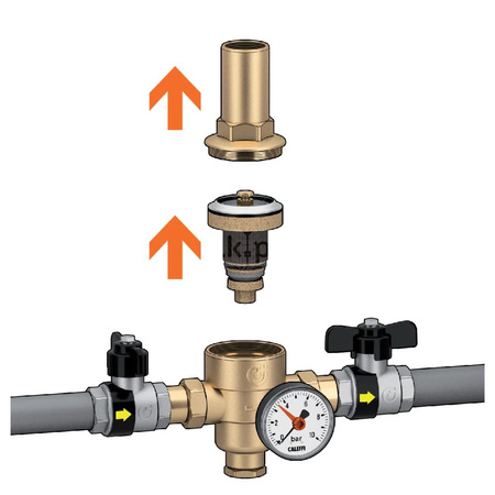 Regulator ciśnienia CALEFFI, gz 3/4'', 25 bar