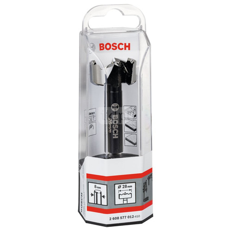 Wiertło sednik 28 mm 28 x 90 mm, d 8 mm, toothed-edge