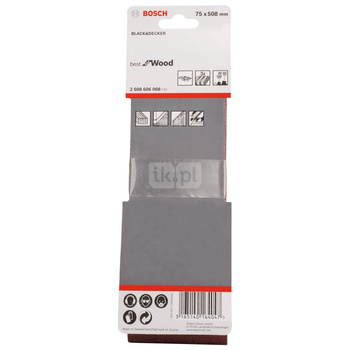 PAS BEZK. 75X508 BEST F/WOOD P60/80/100