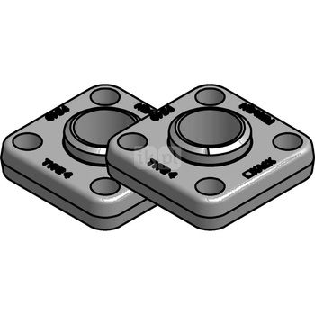 Kołnierze set 28.58 mm Butt Weld