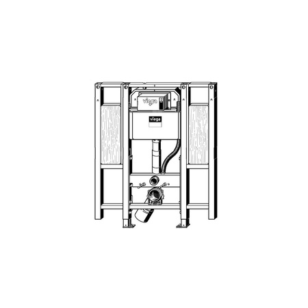 Stelaż podtynkowy do WC VIEGA 8874.9, 1120 x 910 x 120 mm, regulowana wysokość, ze spłuczką