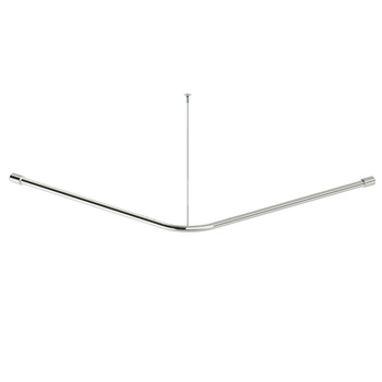 LEHNEN CONCEPT PRO Wieszak zasłony prysznicowej, stal nierdzewna 150 x 150 cm