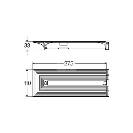 Element zamykający do odpływów prysznicowych VIEGA 4966.16