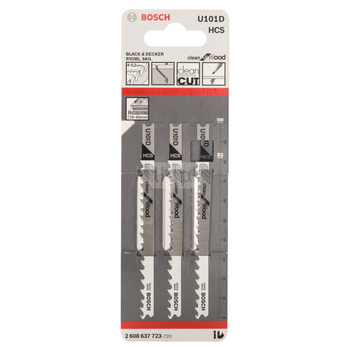 Brzeszczot do wyrzynarek U 101 D 3 szt.