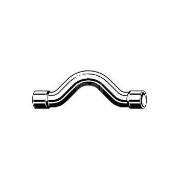 Łuk VIEGA 95085 Jednoczęściowy, Cu / Cu, 22 mm, 18 mm x 22 mm x 18 mm (lw x lw), 147 mm, (głębokość: 128 mm) z uszczelką