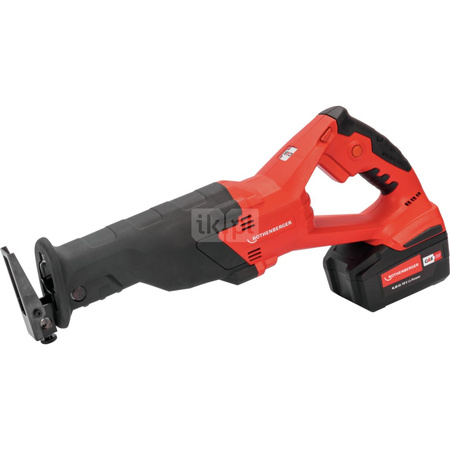 Akumulatorowa piła szablasta ROTIGER CL + napinacz łańcuchowy do rur, 1 akumulator 4.0 Ah, EU