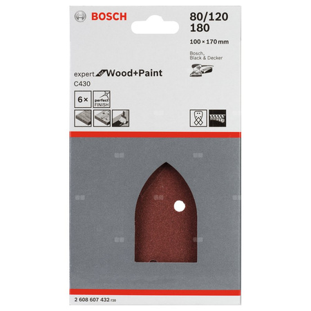 PAPIER ŚCIERNY DO PSM PRIMO SET 6PC