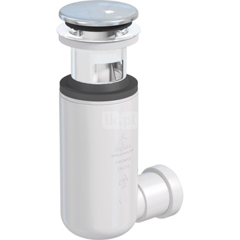 Deante Click-Clack Korek czyszczony od góry z syfonem w komplecie