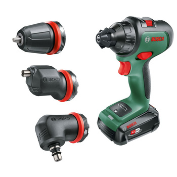 Bosch wiertarko-wkrętarka akumulatorowa AdvancedDrill 18V 1x2,5Ah + 3 adaptery