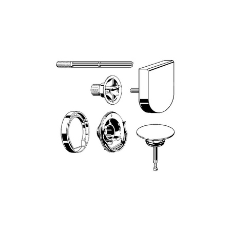 Zestaw montażowy VIEGA 6171.0 do umywalki do bidetu tworzywo sztuczne