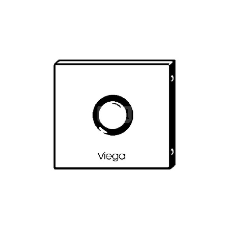 Płytka maskująca Visign for Public metal, nr wzoru 8326.8 płytka maskująca: stal nierdzewna szczotkowana