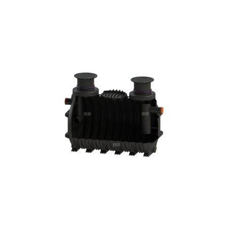 Separator tłuszczu EasyClean ground Standard (T:765-1260mm), NS 30, do zabudowy w ziemi, właz kl. D, z funkcją Lock&Lift