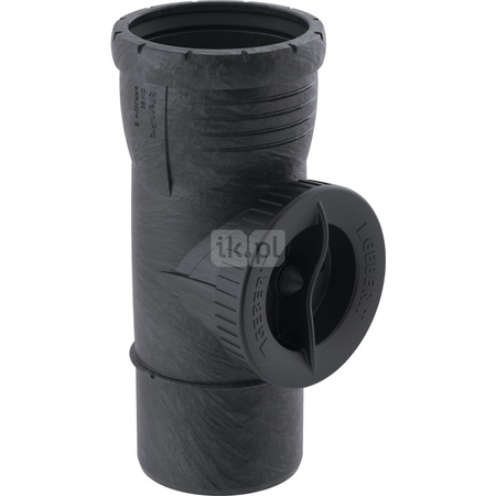 Czyszczak Geberit Silent-Pro 90' z okrągłym otworem rewizyjnym, d125