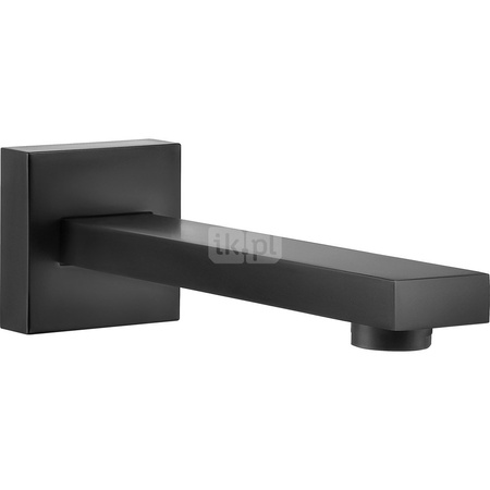 Deante Cascada Nero Wylewka ścienna wannowa