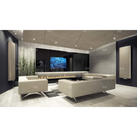 Grzejnik drabinkowy ENIX MEMFIS PLUS, wym. 2000 x 516 mm, kolor graphite, moc 1825W