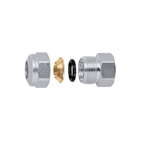 Złączka z gwintem wewnętrznym, wykończenie: chrom F. 1/2"-15CR