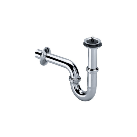 Syfon rurowy mosiądz chrom., nr wzoru 5612 G: 1¼ DN: 32