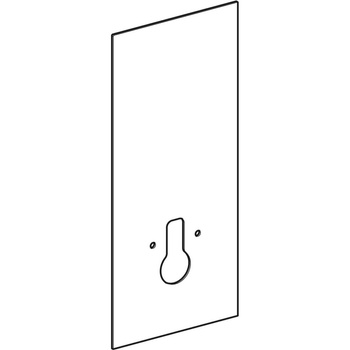 Pokrycie przednie Monolith WC 114, W 180, biały