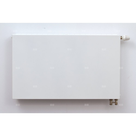 Grzejnik panelowy Design Style zasilany z dołu z wbudowanym zaworem termostatycznym, 2375 W, 1200 x 500 x 171, mocowanie typu Mo