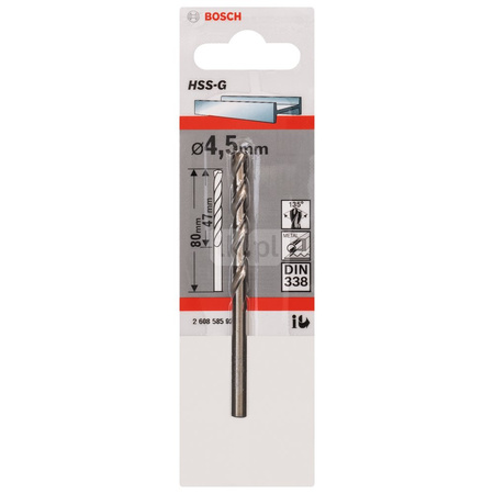 WIERTŁO STAND. HSS-G 135 '4,5/47MM