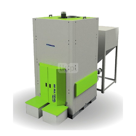 Kocioł na pellet VITECO EG MULTIFUEL P 300 kW z zasobnikiem o pojemności 1000 l