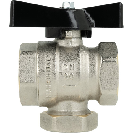 Zawór kulowy z filtrem siatkowym i magnesem BFV, GW G3/4''