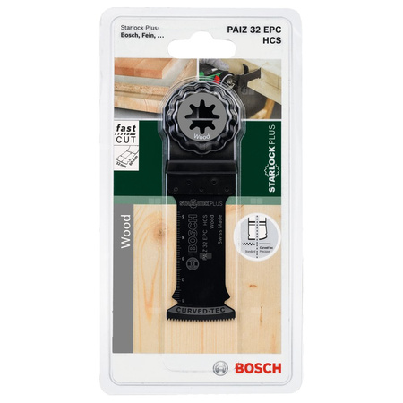 Brzeszczot HCS do cięcia wgłębnego StarlockPlus PAIZ 32 EPC, Wood 60 x 32 mm