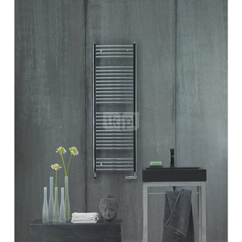 Grzejnik drabinkowy ZEHNDER Virando Bow, wym. 786 x 595 mm, kolor chrom, moc 463W