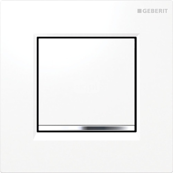 Pneumatyczny zawór spłukujący Geberit do pisuaru, ręczny, Typ 30, biały-chrom bł.-biały