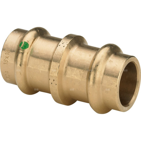 Mufa VIEGA 2215.2NC redukcja Jednoczęściowy, brąz / brąz, 18 mm x 16 mm (zw x zw)