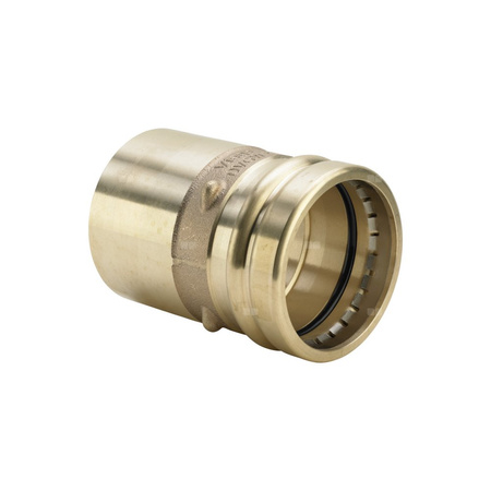 Złącze Sanpress VIEGA 2215.1XL redukcja Jednoczęściowy, brąz (Stan surowy) / brąz, 108 mm x 54 mm (kw x mz)