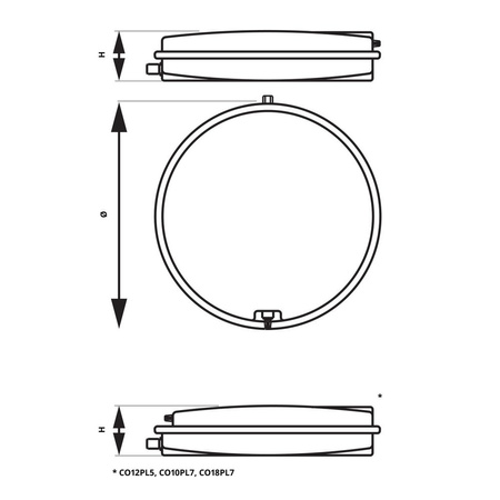 Naczynie płaskie do CO CP 387/12