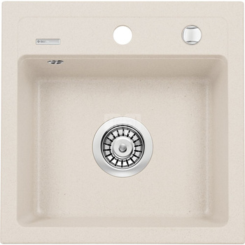 Deante Zorba Zlewozmywak 1-komorowy bez ociekacza - beż