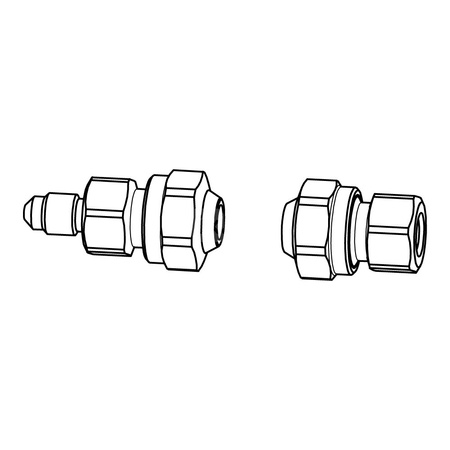 Zestaw do przedłużenia rurki impulsowej, bez rurki
