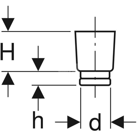 Zaślepka rury spustowej d44,6