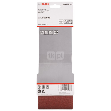PAS BEZK. 100X620 BEST F/WOOD P60