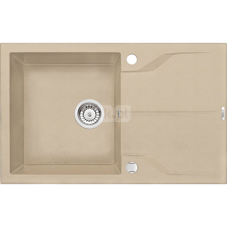 Deante Andante Zlewozmywak 1-komorowy z ociekaczem - piaskowy