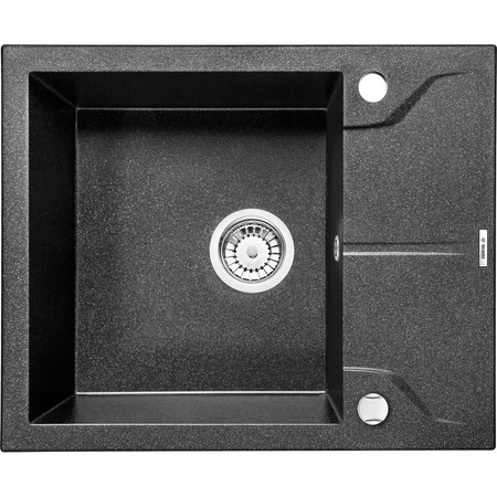 Deante Andante Zlewozmywak 1-komorowy z krótkim ociekaczem - grafitowy