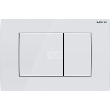 Przycisk uruchamiający Geberit Delta30, przedni, biały-alpin