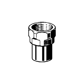 Złącze przejściowe VIEGA 94270G Jednoczęściowy, brąz / brąz, 10 mm x 1/2'' (lw x gw)