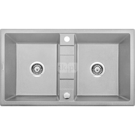 Deante Eridan Zlewozmywak 2-komorowy bez ociekacza