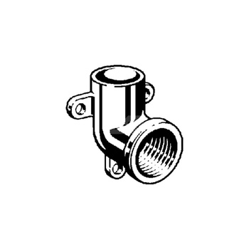 Kolano 90' VIEGA 94471G Jednoczęściowy, brąz / brąz, 18 mm x 3/4'' (lw x gw), (głębokość: 8 mm)